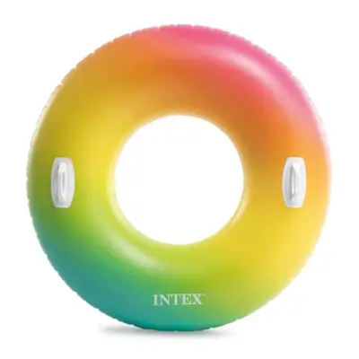 Intex 58202 Nafukovací kruh RAINBOW OMBRE 122 cm