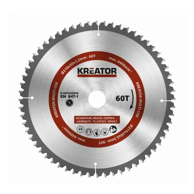 Kreator KRT020504 - Pilový kotouč univerzální 210mm, 60T