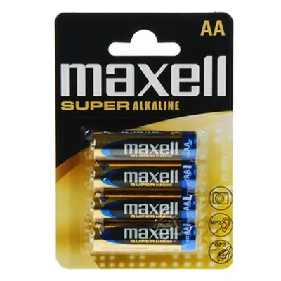 LR6 4BP AA Super Alk MAXELL