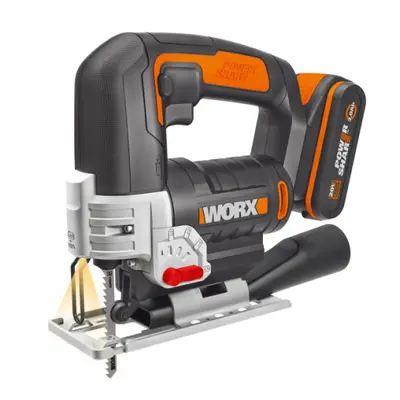 WORX WX543 - Aku přímočará pila 20V, 1x2.0Ah - Powershare