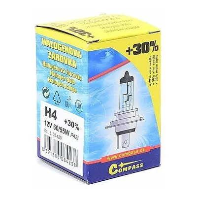 Žárovka 12V H4 60/55W P43t box FLASH +30%