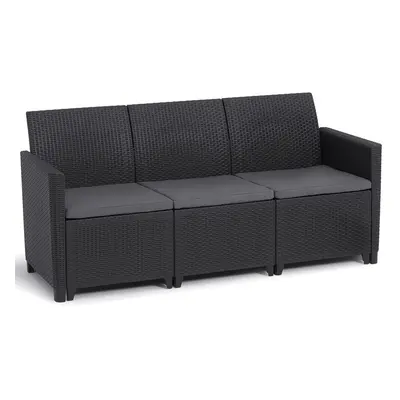 Keter MARIE 3 SEATERS SOFA - grafit