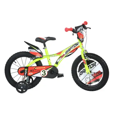 KUBIsport 05-CSK5163K-ZL Dino bikes 616L Raptor žlutá 16