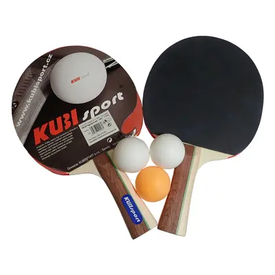 KUBIsport 05-G9818K Sada 2 PP pálky+ míček 2-star