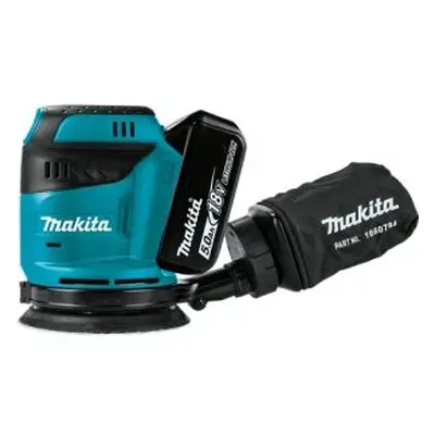 Makita DBO180RTJ aku excentrická bruska Li-ion 18V/5,0Ah,systainer