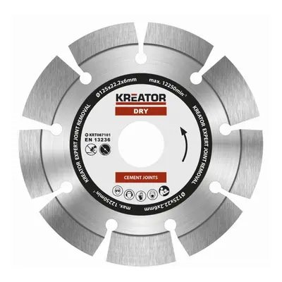 Kreator KRT087101 - Diamantový kotouč brusný 125mm EXPERT 6mm SEGMENT