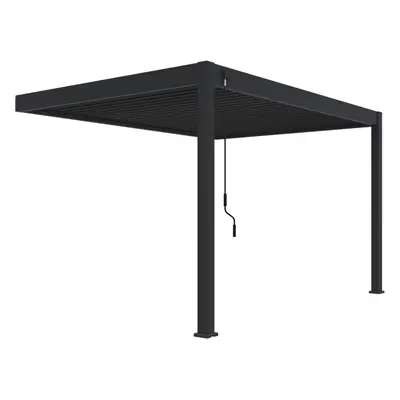 Rojaplast bioklimatická pergola INTRO PLUS 4x3 m, hliník - do stěny