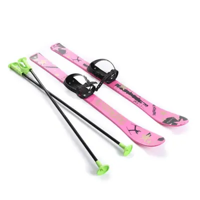 Baby Ski 90 cm - dětské plastové lyže - růžové