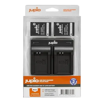 Set Jupio 2x LP-E12 + Dual Charger pro Canon