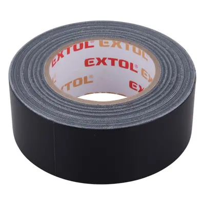 Extol Premium 8856313 páska lepicí textilní/univerzální, 50mm x 50m tl.0,18mm, černá