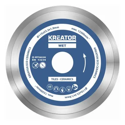 Kreator KRT080200 - Diamantový kotouč celoobvodový 115mm 3ks sada