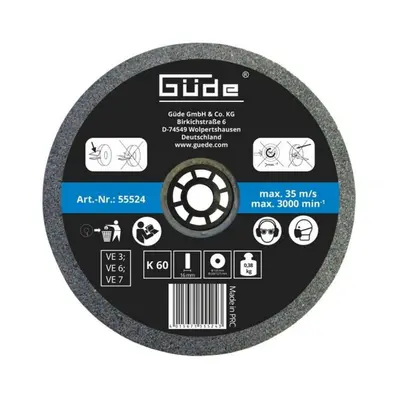 GÜDE 55524 Brusný kotouč 125 mm/K60