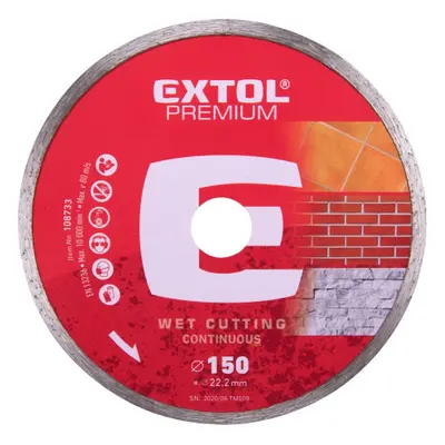 Extol Premium 108733 kotouč diamantový řezný celoobvodový, 150x22,2 mm