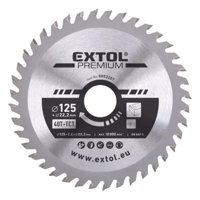 Extol Premium 8803207 kotouč pilový s SK plátky 125x1,3x22,2 mm