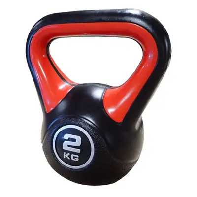 ACRA Činka kettlebell s cementovou náplní - 2 kg