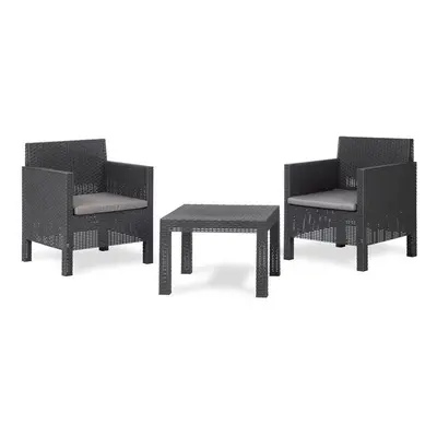 Toomax PENELOPE 2 SEATER zahradní plastový set - grafit