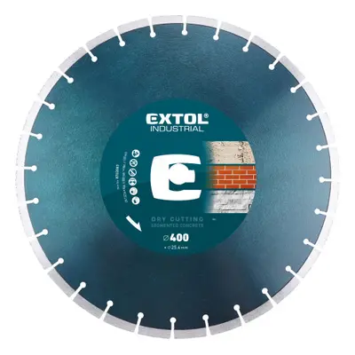 Extol Industrial - 400x25,4 mm, kotouč diamantový řezný segmentový na beton, 8703083