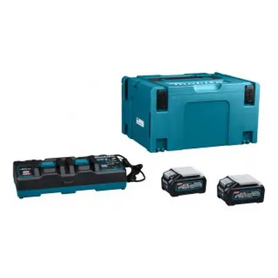 Makita 191U00-8 sada Li-ion XGT 40V 2ks BL4040+1ks DC40RB+1ks Makpac