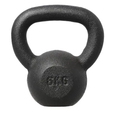 Litinový kettlebell HMS KZG06 6 kg, černý