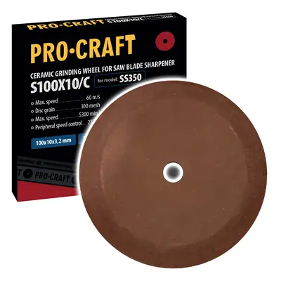 Procraft S100X10/C brusný kotouč pro ostřičku pilových kotoučů SS350