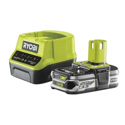 Ryobi RC18120-125 sada 18 V lithium iontová baterie 2,5 Ah s nabíječkou RC18120 ONE+