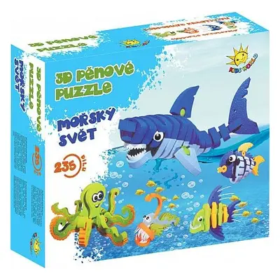 Kids World 3D pěnové puzzle Mořský svět