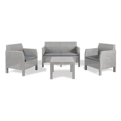 Toomax MATILDE 4 SEATER zahradní plastový set - šedá