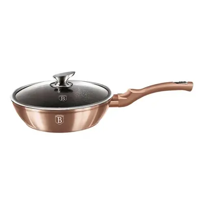 BERLINGERHAUS Pánev hluboká s poklicí 24 cm Rosegold Metallic Line BH-1517