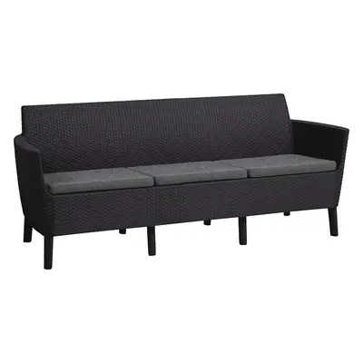 Allibert SALEMO 3 seater sofa - grafit