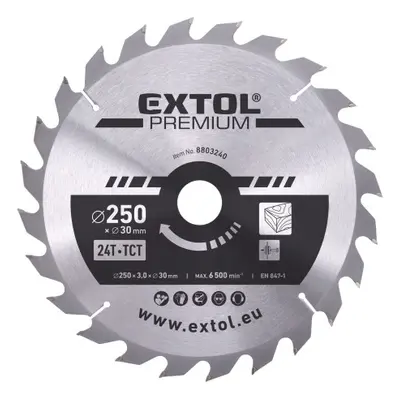 Extol Premium 8803240 kotouč pilový s SK plátky 250x2,2x30 mm, 24T