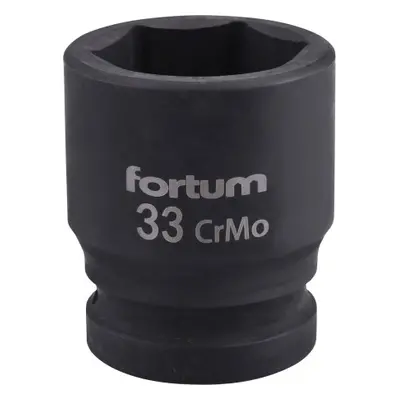 Fortum 4703033 hlavice nástrčná rázová 3/4", 33mm, L 57mm