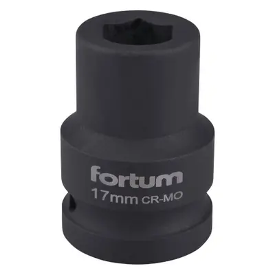 Fortum 4703017 hlavice nástrčná rázová 3/4", 17mm, L 52mm