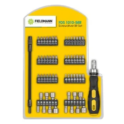 FIELDMANN FDS 1010-58R Šroubovák+bity