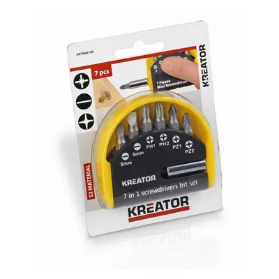 Kreator KRT064100 - Sada bitů 7 ks PZ/FL/PH