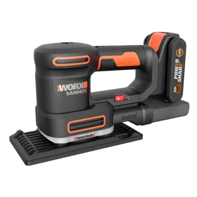 WORX WX820 - Aku multifunkční bruska 5v1 20V, 1x2.0Ah - Powershare