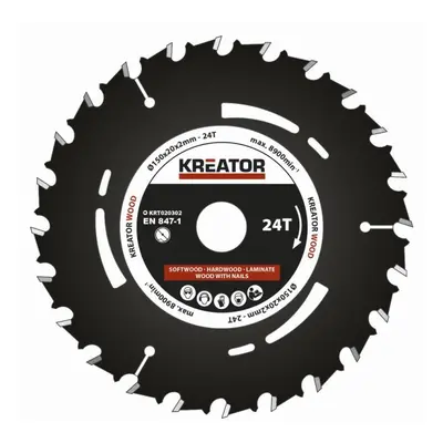 Kreator KRT020302 - Pilový kotouč pro ponorné pily 150mm, 24T