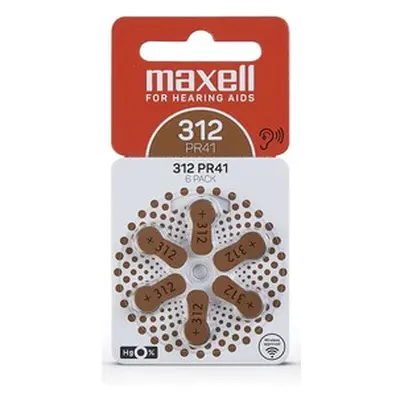 AZ312/PR41 ZINK AIR 6PK MAXELL