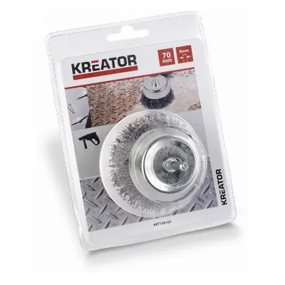 Kreator KRT150103 - Ocelová kartáč na vrtačky 70mm