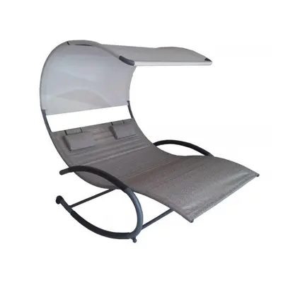 Zahradní houpací postel Vivere Double Chaise Rocker, Sienna