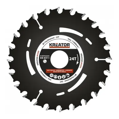 Kreator KRT020305 - Pilový kotouč pro ponorné pily 115mm, 24T