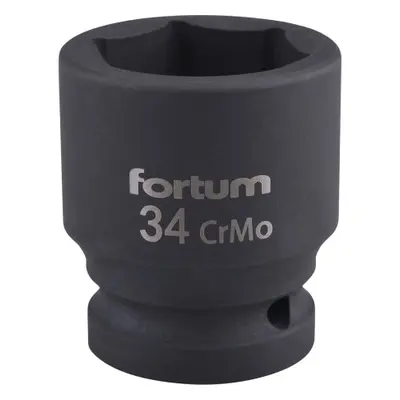 Fortum 4703034 hlavice nástrčná rázová, 34mm, L 57mm