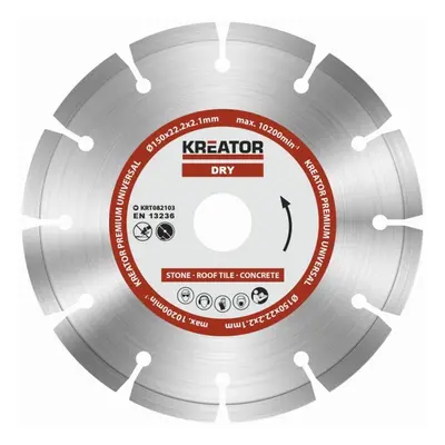 Kreator KRT082103 - Diamantový kotouč segmentový 150mm PREMIUM