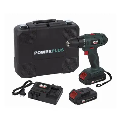 PowerPlus POWP8040 - Aku šroubovák / vrtačka 18V 2,0Ah LI-ION 2BAT