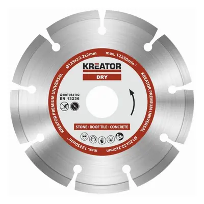 Kreator KRT082102 - Diamantový kotouč segmentový 125mm PREMIUM