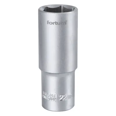 Fortum 4700522 hlavice nástrčná prodloužená 1/2", 22mm, L 77mm