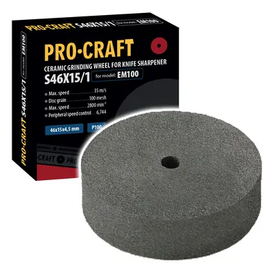 Procraft S46X15/1 brusný kotouč pro brousku na nože EM100