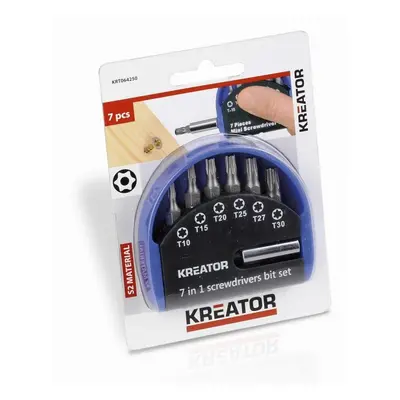 Kreator KRT064250 - Sada bitů 7 ks TORX