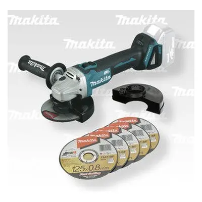 Makita DGA504ZX1 aku úhlová bruska 125mm Li-ion 18V, bez aku Z