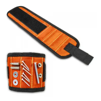 Profi Tools Magnetický náramek pro kutily, 32 x 9 cm, oranžový