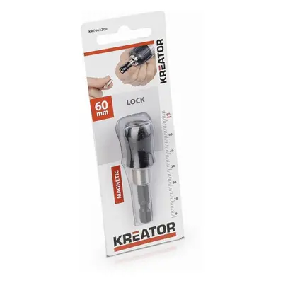 Kreator KRT063200 - Magnetický držák bitů se zámkem 60 mm